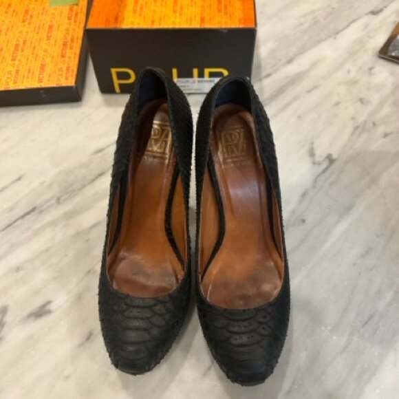 Pour La Victoire Irinia II Black Rust Snake Size 8.5 - Picture 1 of 7